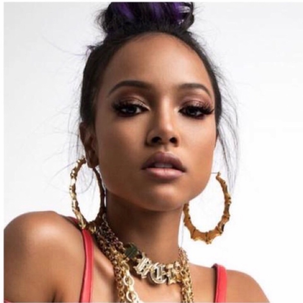 ⚜️HOST PICK⚜️ Bamboo Hoop Earrings